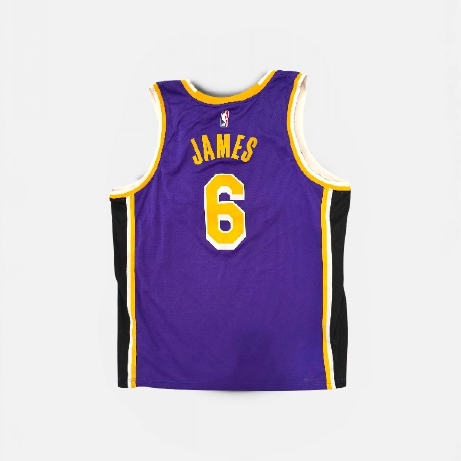 LOS ANGELES LAKERS JAMES 6 JORDAN NBA JERSEY 2XL